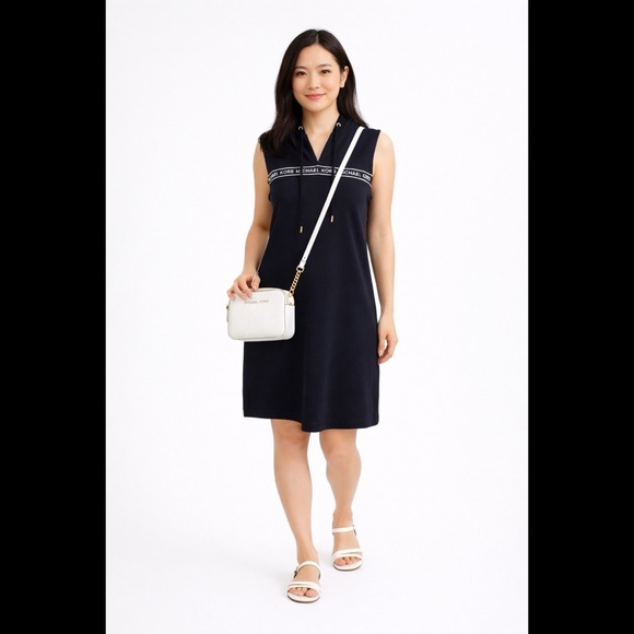 Michael Kors Dresses & Skirts - MICHAEL KORS Navy Hooded Dress